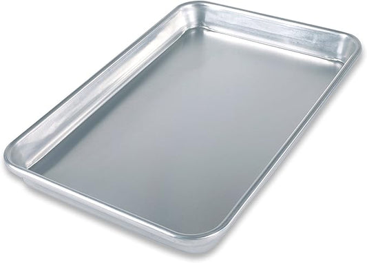 USA Pan Bare Aluminum Bakeware 1045QS-BB Quarter Sheet Baking Pan Warp-Resistant by USAPan