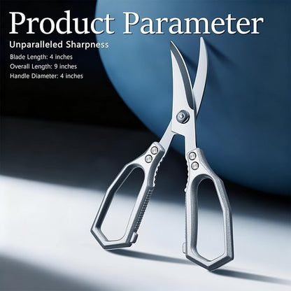 Huusk Silver Multi-Purpose Seafood Scissors - Image 5