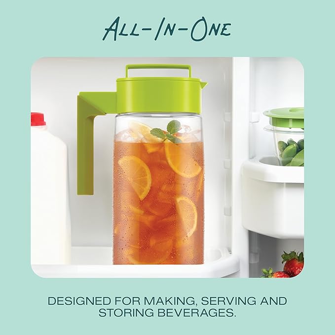 Takeya Patented and Airtight Pitcher Made in the USA, BPA Free, 2 qt - Image 5