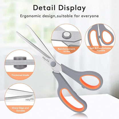 3-Pack 8.5" Ultra Sharp Stainless Steel Scissors - Image 2