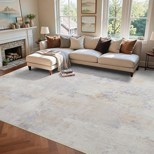 8x10 Ft Large Area Rugs for Living Room, Soft Non-Slip Washable Rugs Modern by Cuzwlovita