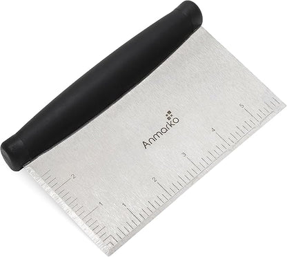 Stainless Steel Metal Griddle Scraper Chopper by Anmarko