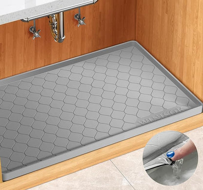 Winisok Silicone Under Sink Mat 34" x 22", kitchen Essentials and Gadgets by Winisok