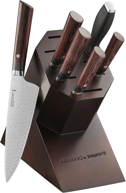 KRAMER by ZWILLING Meiji 7-pc Knife Block Set by Zwilling