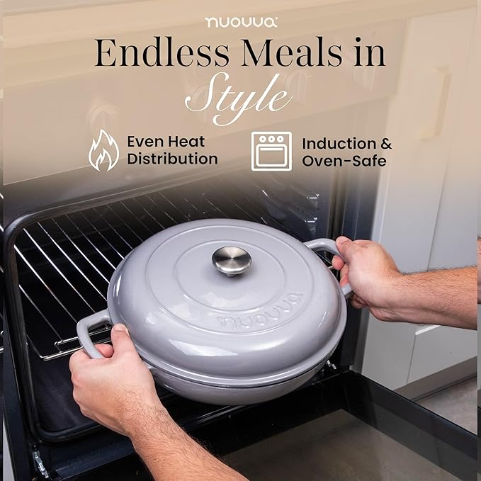 Shallow Cast Iron Casserole - Image 3