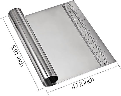 Dough Pastry Scraper Stainless Steel Bench Scraper - Image 7