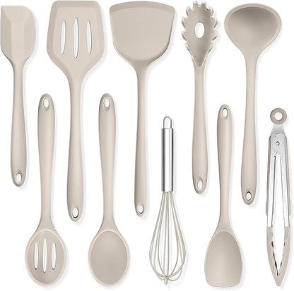 TeamFar Kitchen Cooking Utensils, 446°F Heat Resistant Kitchen Gadgets Tools by TeamFar