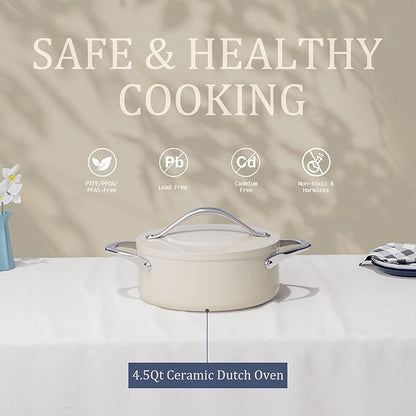CookinCraze Stock Pot 4.5qt Dutch Oven Pot - Image 4