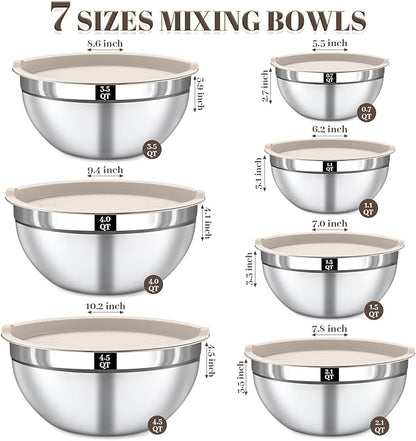 Mixing Bowls with Lids Set - Image 2
