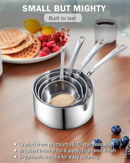 Cooks Standard Stainless Steel Butter Warmer 0.68 QT, 640ml Mini Butter - Image 7