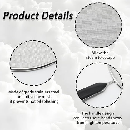 3 Pcs Splatter Screen for Frying Pan - Image 3