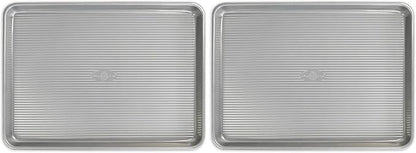 USA Pan Bakeware Nonstick Half Sheet Pan, Baking Sheet, Aluminized Steel by USAPan