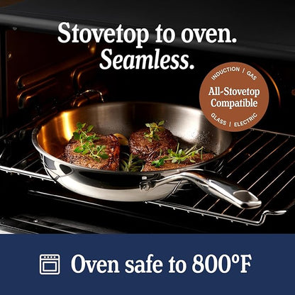 LEGEND COOKWARE 5-Ply Stainless Steel 5-Quart Dutch Oven - Image 4