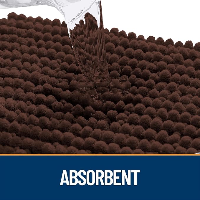 OLANLY Dog Door Mat for Muddy Paws 44x24, Ultra Absorbent Chenille Mud Doormat - Image 4