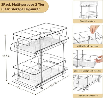 HIHEGD 2-Tier Bathroom Organizer - Image 2
