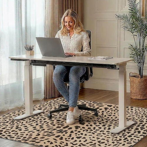 36"x60" Office Chair Mat for Hardwood Tile Floor, Under Desk Carpet Protector - Image 2