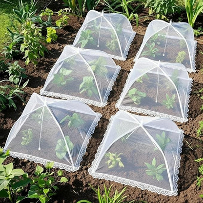 HBlife 3 Pack Pop-Up Mesh Food Cover Tent - Image 5