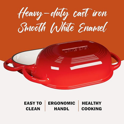 Enameled Cast Iron Sourdough Bread Oven, Dutch Oven, incl. Sourdough - Image 3
