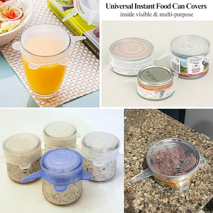 Silicone Can Lids, Reusable Silicone Stretch Lids - Image 7