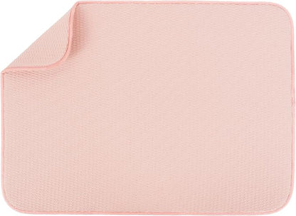 S&T INC. Dish Drying Mat XL, 18” x 24”, Absorbent Microfiber Kitchen Counter Mat by STINC