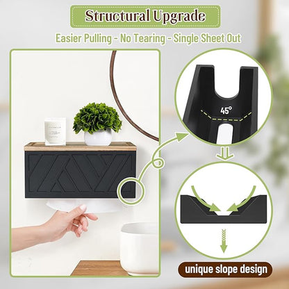 Paper Towel Dispenser Wall Mount, Paper Towel Holder Wall Mounted - Image 4