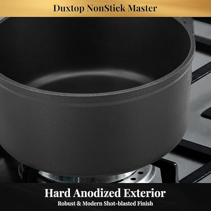 Duxtop Nonstick Master Saucepans Hard Anodized 2 Quart Small Sauce Pan - Image 5