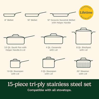 Cuisinart 15 Piece Cookware Set - Image 2