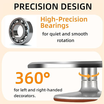 12-Inch Aluminum Alloy Cake Turntable - Image 3
