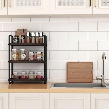 HNRLOY Bathroom Counter Organizer, Bathroom Countertop Organizer, Counter Shelf - Image 2