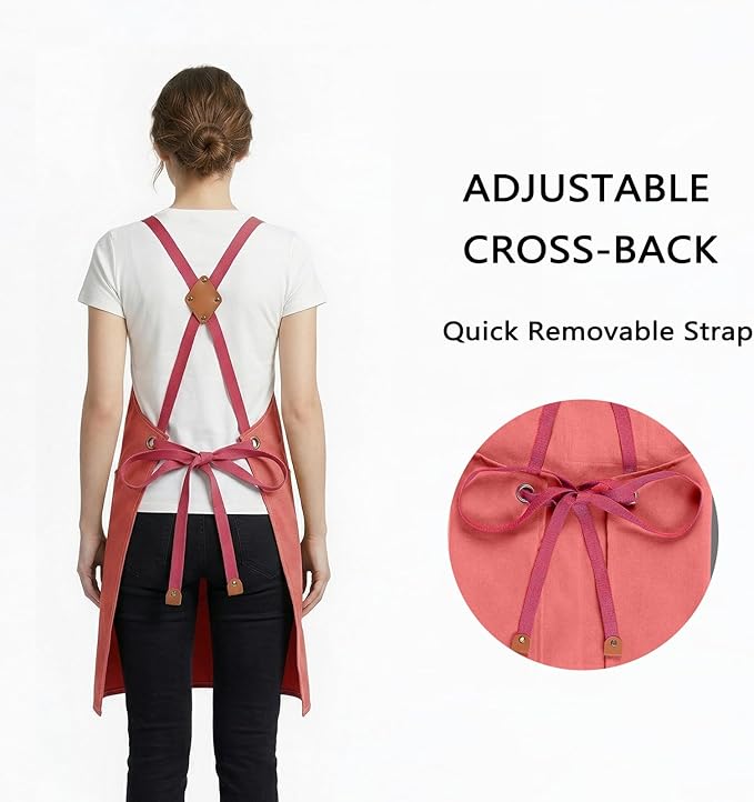 ZOMAO Chef Apron for Women Men - Image 3