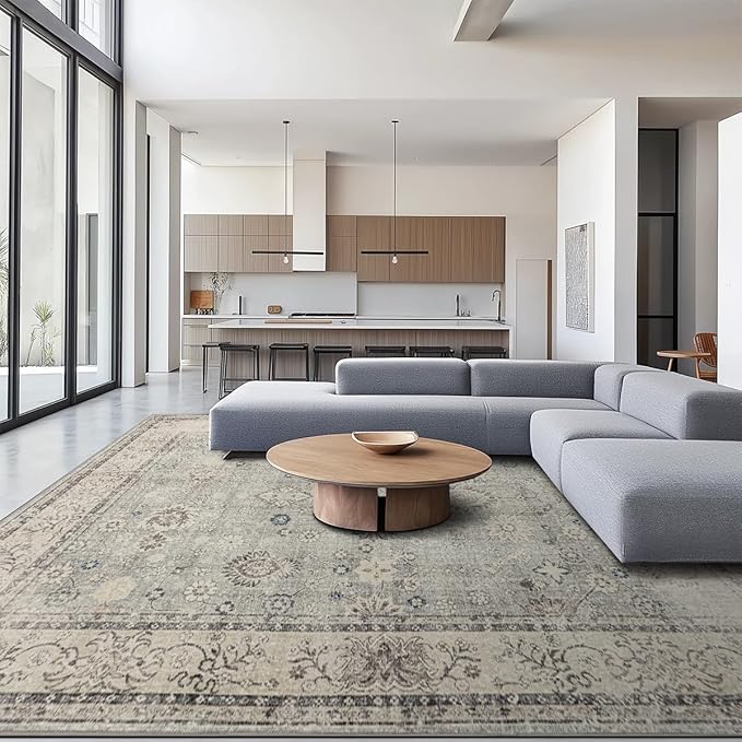 Ruaruarug Washable Area Rug 8x10 by Ruaruarug