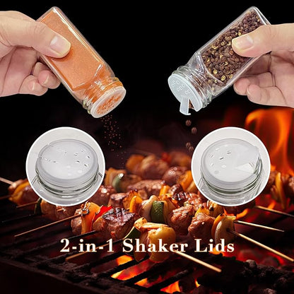 24 Pcs Spice Jars, 4oz Seasoning Containers - Image 3