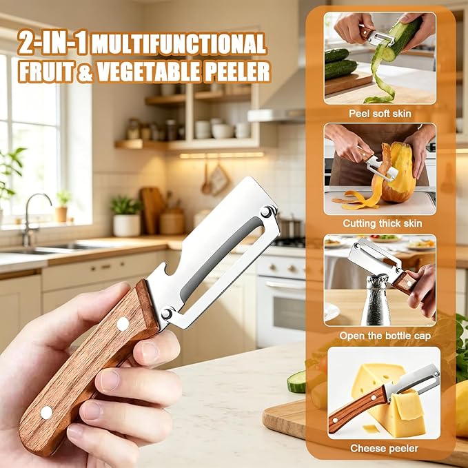 2PCS Multifunctional Vegetable Peeler - Image 4