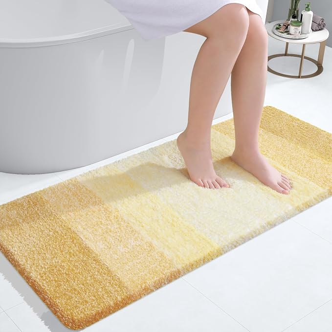 OLANLY Large Bathroom Rugs Mat 50x30, Extra Soft Absorbent Microfiber Bath Rug by OLANLY