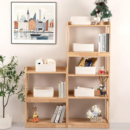 OIASKET 6 Pack Storage Baskets for Shelves, Small Baskets for Shelves, Cute - Image 2
