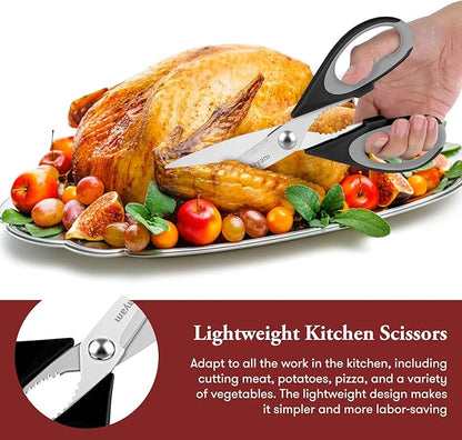 Kitchen Gadgets Utensils Set for Home, iBayam 8.5" Kitchen Scissors - Image 5