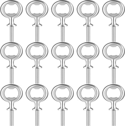 Cunhill 15 Pcs Metal Bottle Opener Blank Bulk Bottle Opener Inserts Parts by Cunhill