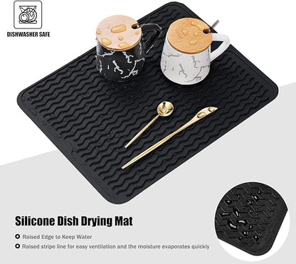 Large 24" x 18" Silicone Dish Drying Mat - Image 4