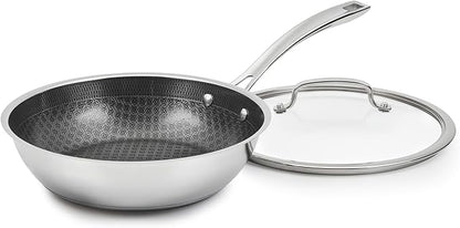 Cuisinart FusionPlus Hybrid Stainless Steel Cookware, 10.25-Inch Deep Fry Pan by Cuisinart