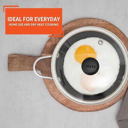 IMUSA Mini Fry Pan 5.8” Nonstick Skillet, Caribbean Red Ceramic Egg Pan - Image 7