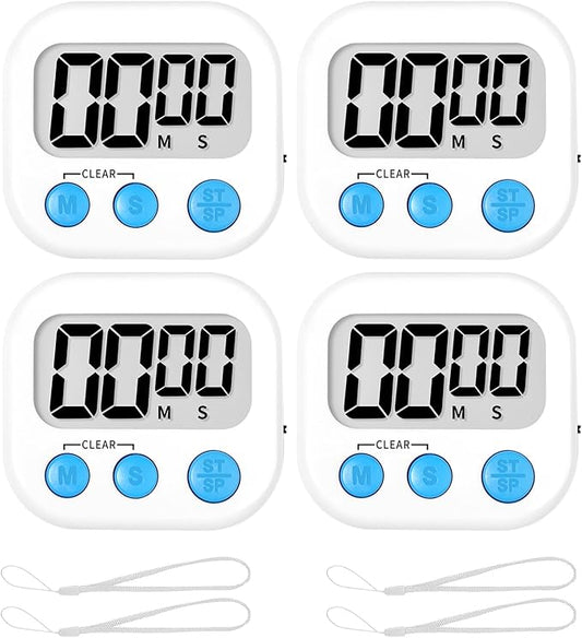 ZILLEEN Classroom Timer for Kids Teachers 4 Pack Digital Timers by ZILLEEN