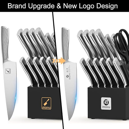 imarku 14-Piece Knife Block Set, Knife Set - Image 9