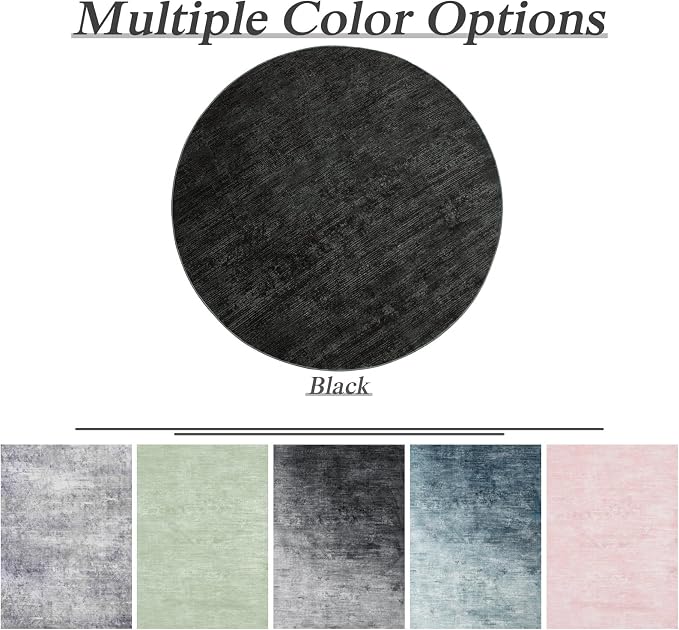 LIANLAM 8 FT Round Rug - Image 5