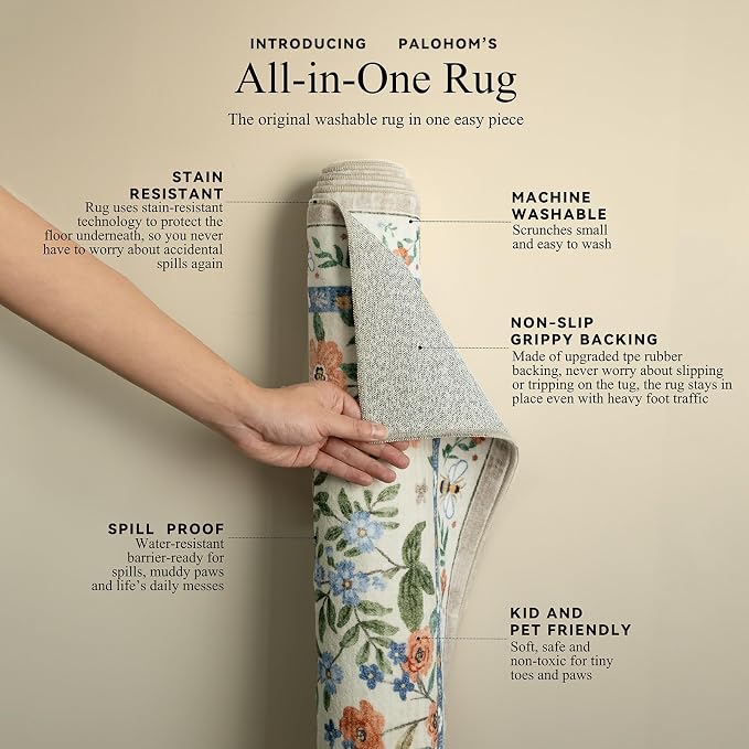 Washable Kitchen Rug Runners for Hallways: 2'x6' Entryway Rug - Image 4