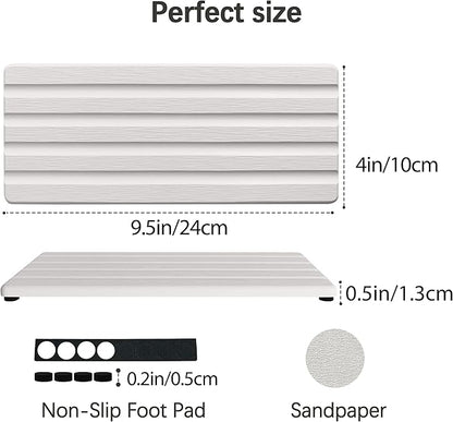 Diatomite Soap Dish, Water Absorbing Stone Tray, Kitchen Sink Organizer - Image 4