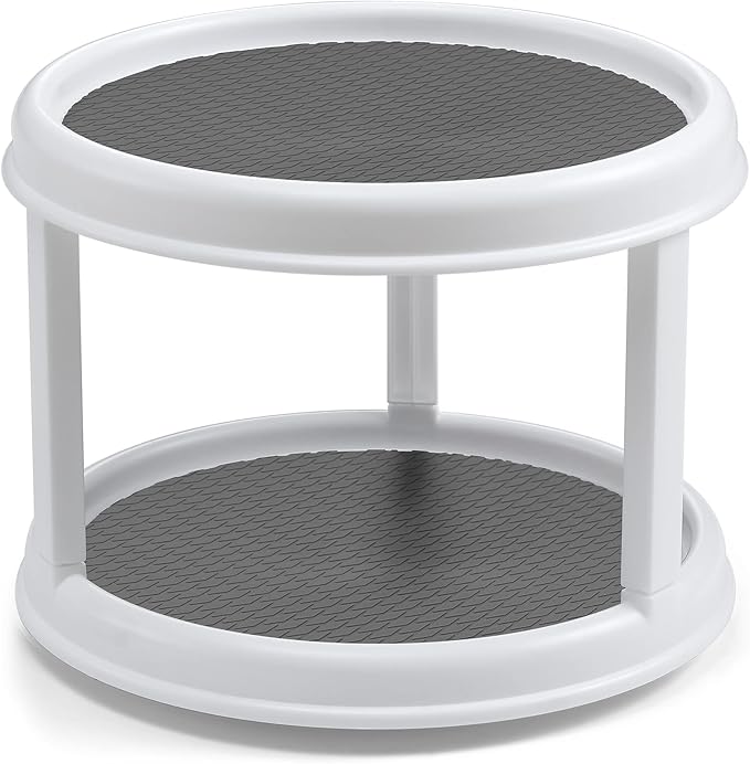 2 Pack, 2 Tier 10" Turntable Lazy Susan Spice Organizer - Image 8