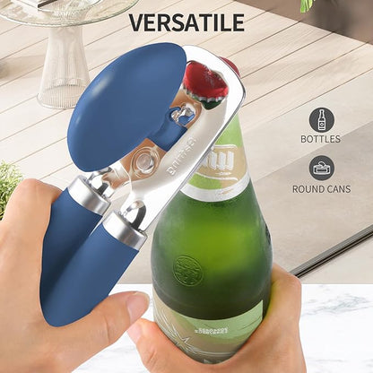 Safring Can Opener Manual, Heavy Duty Stainless Steel Smooth Edge Can Opener - Image 6