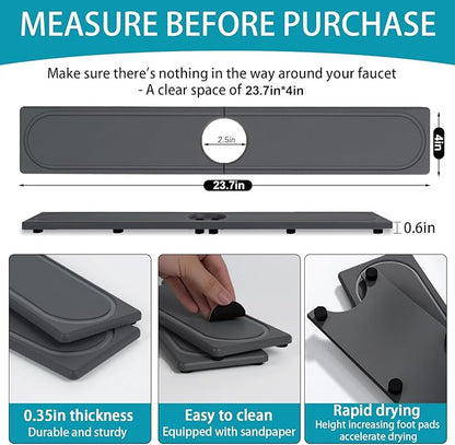 Faucet Mat for Kitchen Sink - Image 2