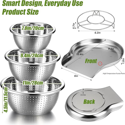 Palksky Stainless Steel Colander Set - Image 6