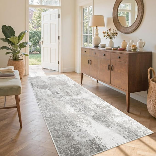 2x6 Ft Washable Runner Rug, Non-Slip Low Pile Hallway Kitchen Area Rug by Cuzwlovita